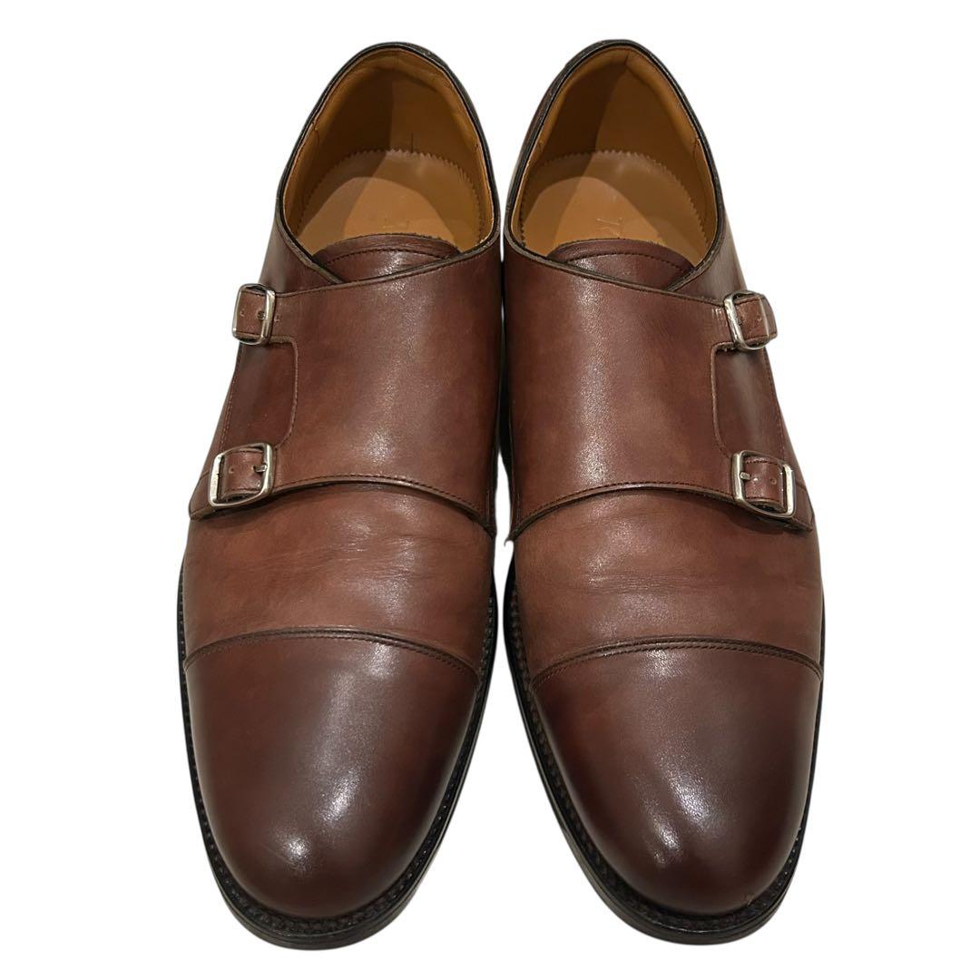 ASICS RUNWALK 革靴　ダブルモンクストラップ　ブラウン