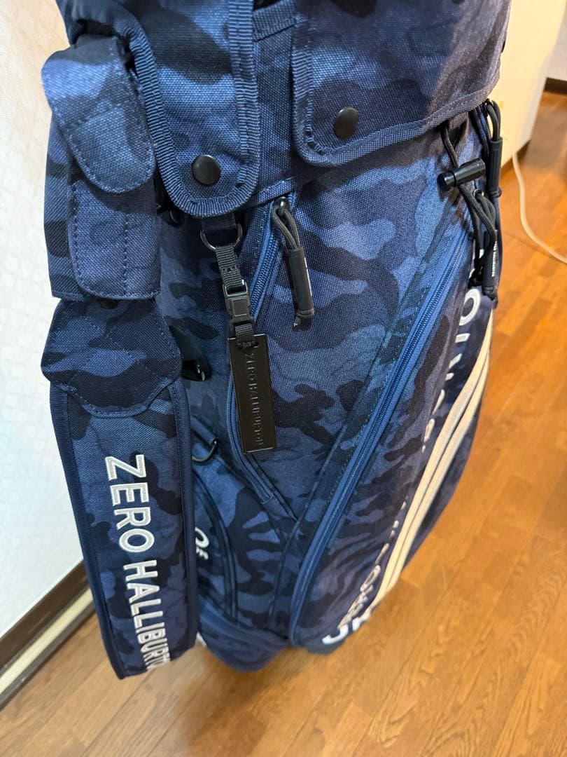 ゼロハリバートン　コーデュラシリーズ　ネイビーカモキャディーバック