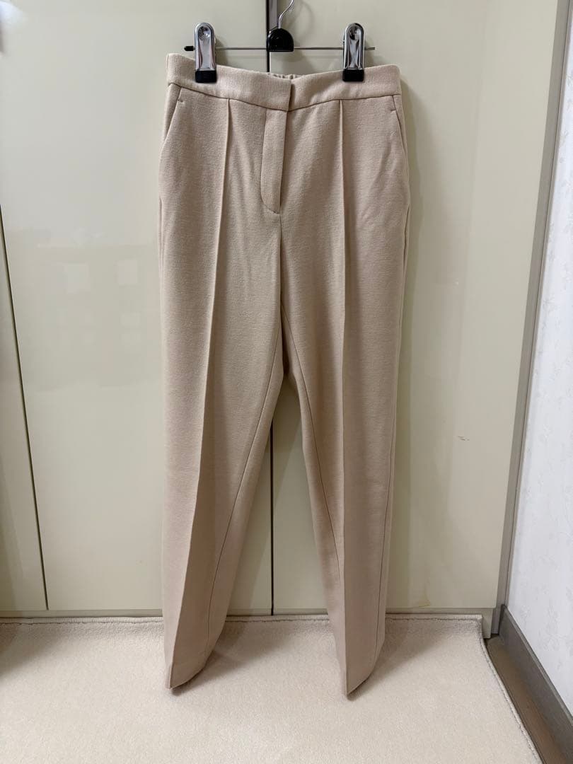 2/1のみお値下げ【新品・未使用】セオリーリュクス ウールパンツ ベージュ36