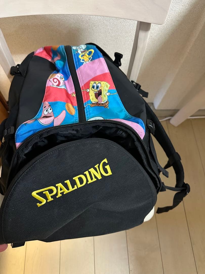 スポルディング　ケイジャー　スポンジボブ　バスケ用リュック