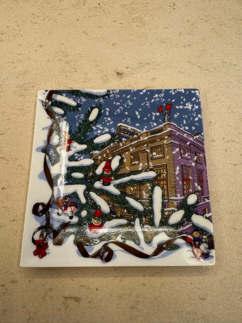 エルメス　クリスマス　小皿