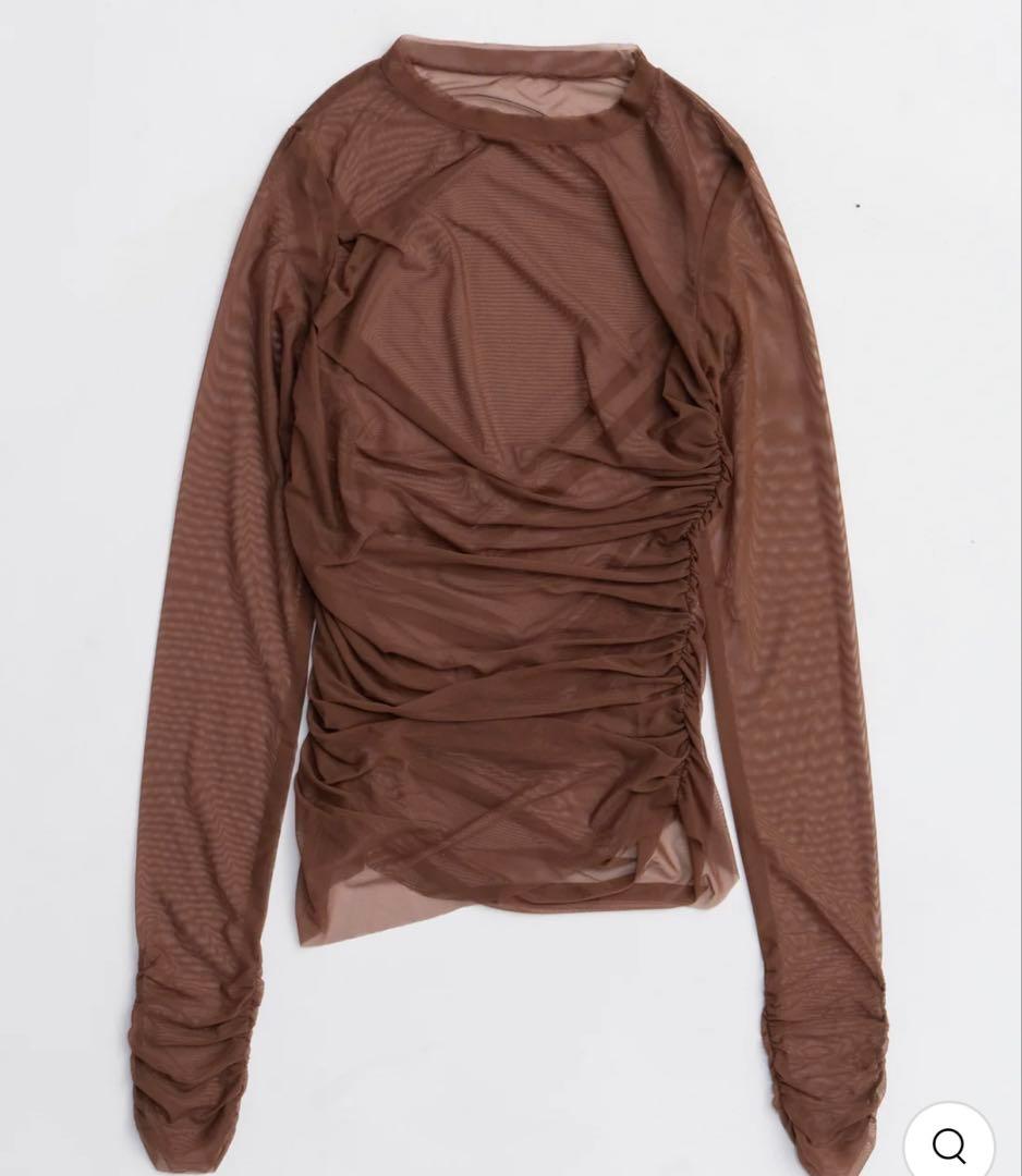 メゾンスペシャル　シアードットレイヤードトップス