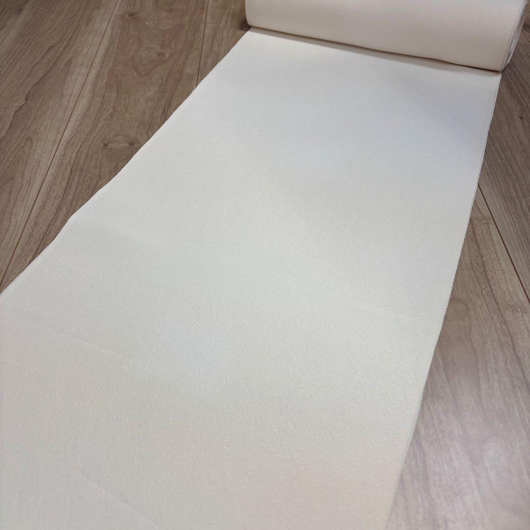 未使用品　浜縮緬　みやびちりめん　縮緬　正絹　反物　着物　和装　白生地　町春草