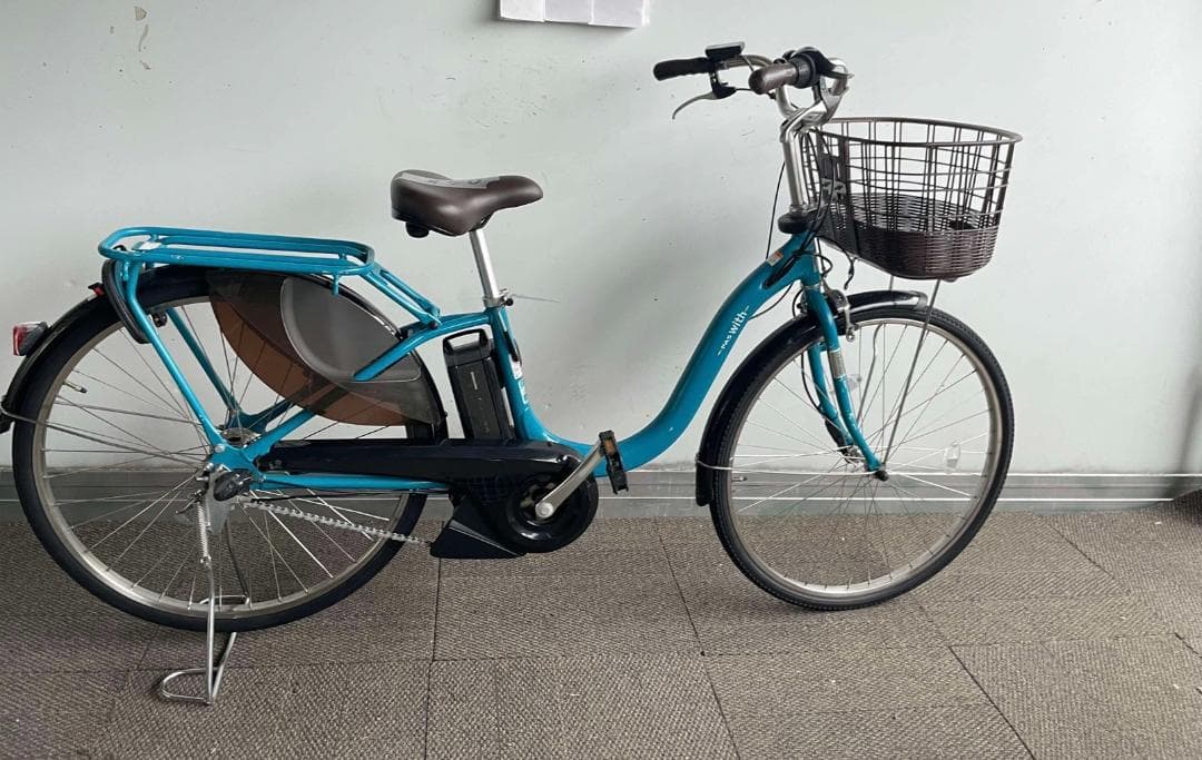 ヤマハ　PAS WITH　12.3Ah　26インチ　電動自転車　2021