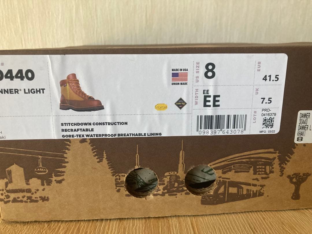 DANNER ダナーライト　US8