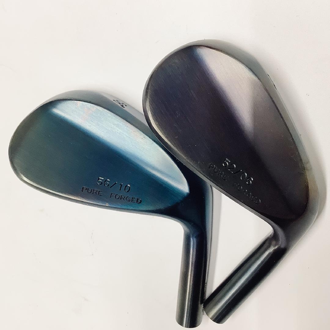 【ヘッドパーツ：新品：焼鈍し】日本製・軟鉄鍛造・旧ミゾ・2本組！52°56°