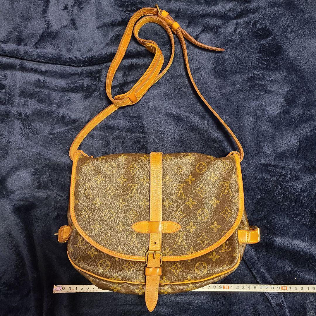 美品 LOUIS VUITTON モノグラム ソミュール30 ショルダーバッグ