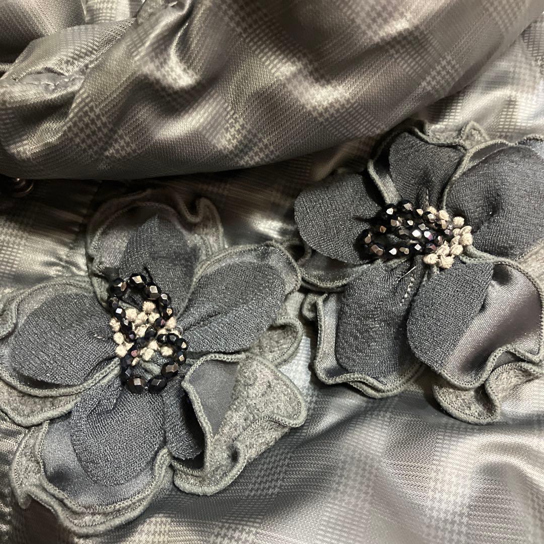 美品Bel Paci ベルパーチ フラワー装飾ダウンコート