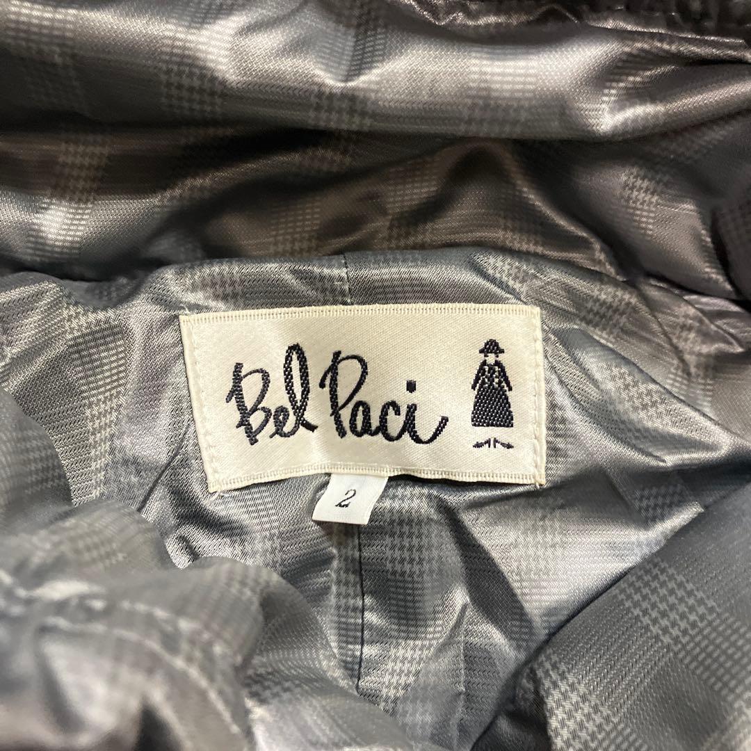 美品Bel Paci ベルパーチ フラワー装飾ダウンコート