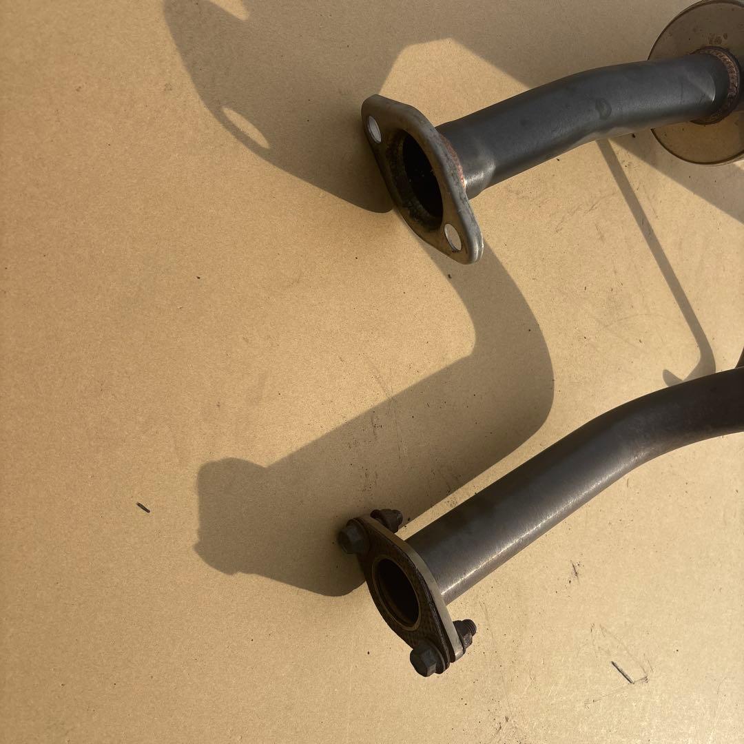 も*様 ステンレス製ポリッシュマフラー デュアルテール