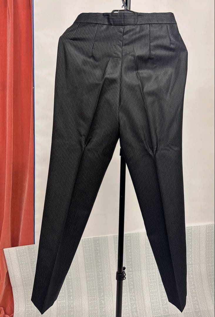 fourisherie uomo 黒ストライプタキシード4点セットサイズAM