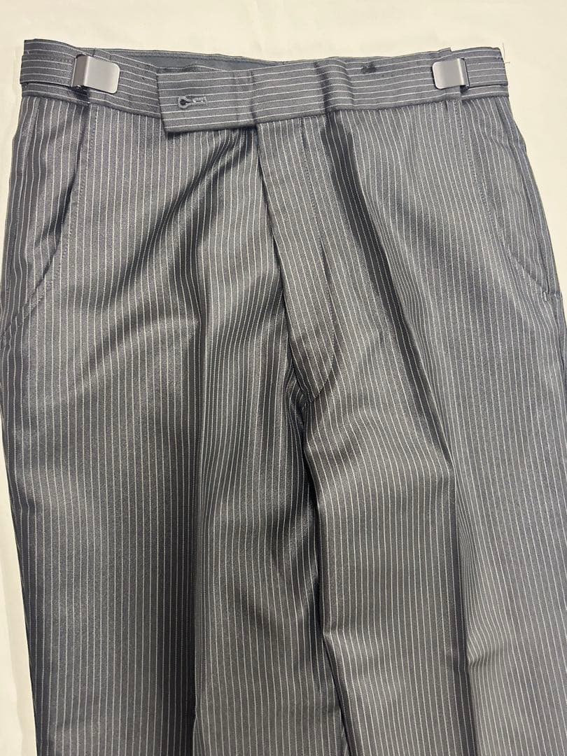 fourisherie uomo 黒ストライプタキシード4点セットサイズAM