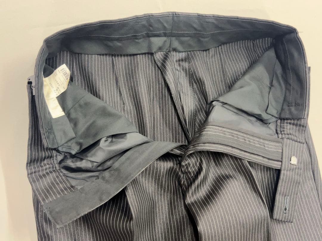 fourisherie uomo 黒ストライプタキシード4点セットサイズAM