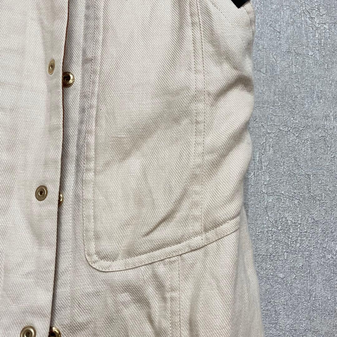 美品　フォトコピュー ジャンパースカート CLAUDE リネン　サロペット