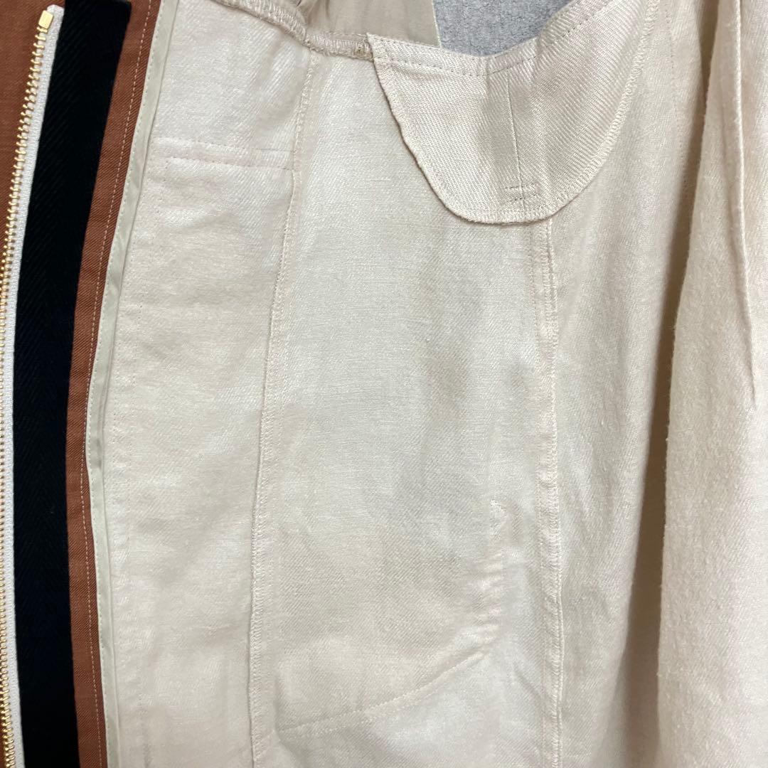 美品　フォトコピュー ジャンパースカート CLAUDE リネン　サロペット