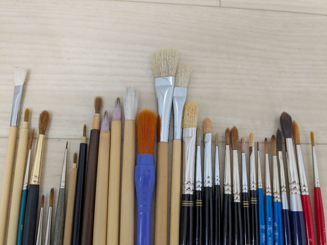 画材セット　水彩　ペン類　水彩筆　ホルベイン　ウィンザー＆ニュートンなど