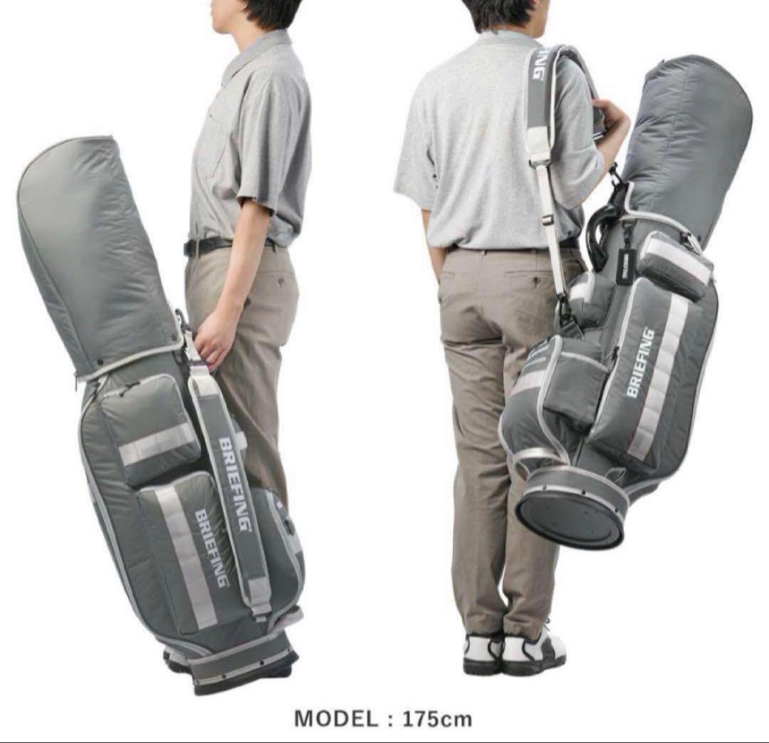 BRIEFING CSシリーズ ゴルフバッグ ライトグレー