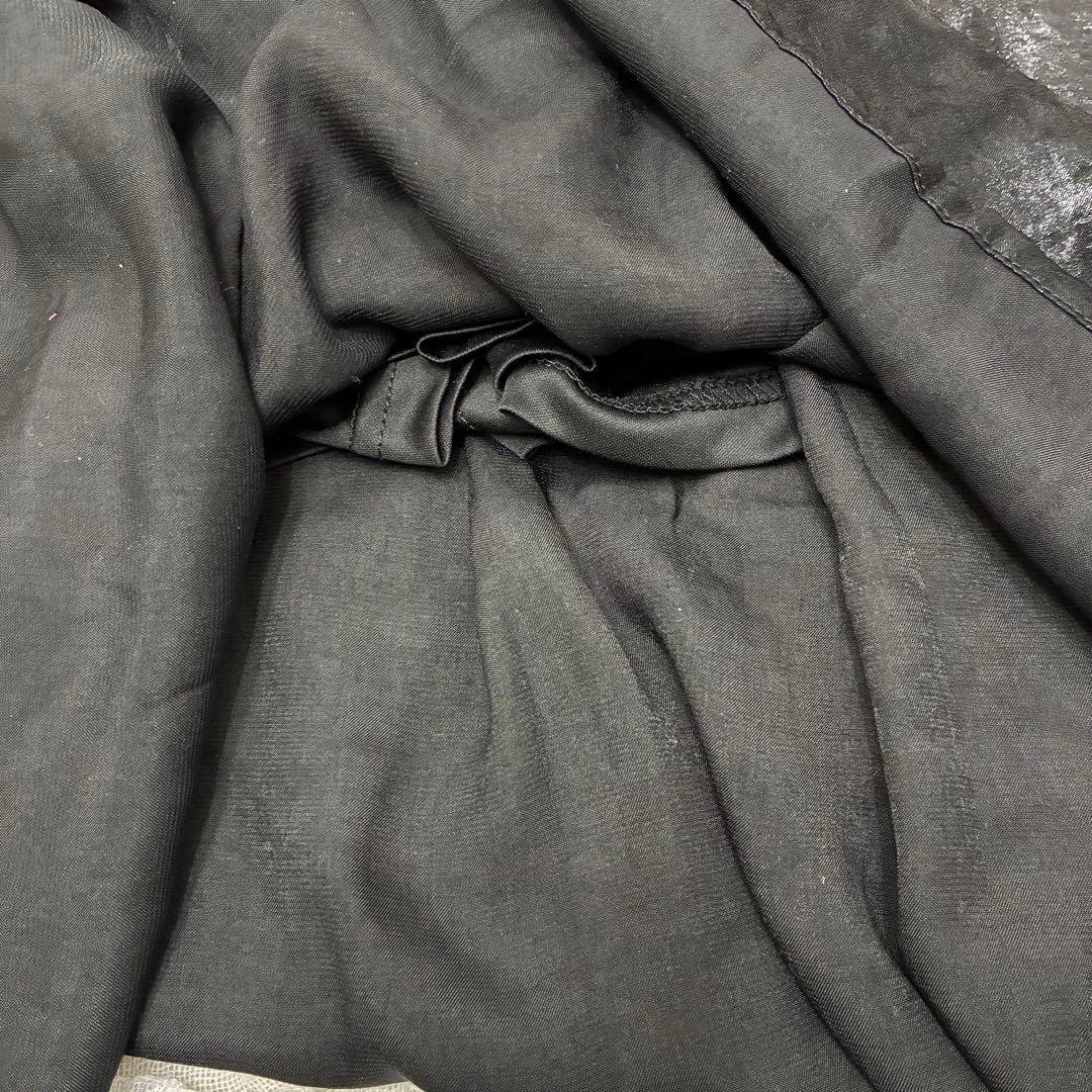 タグ付き 未使用品 プラスオトハ OTOHA 黒 ワンピース ロング ドッキング