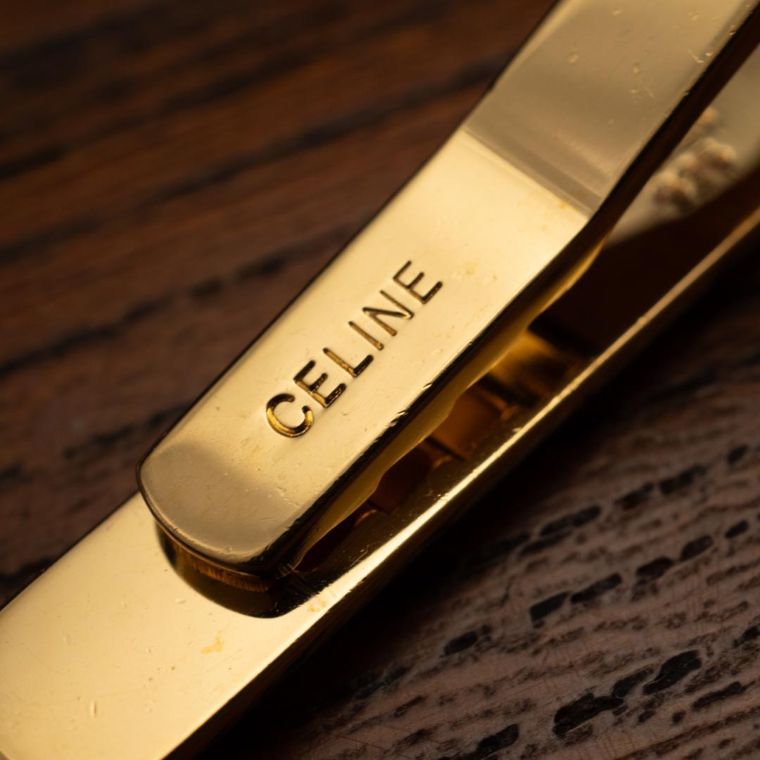 CELINE セリーヌ シルバー925 ネクタイピン マカダム柄