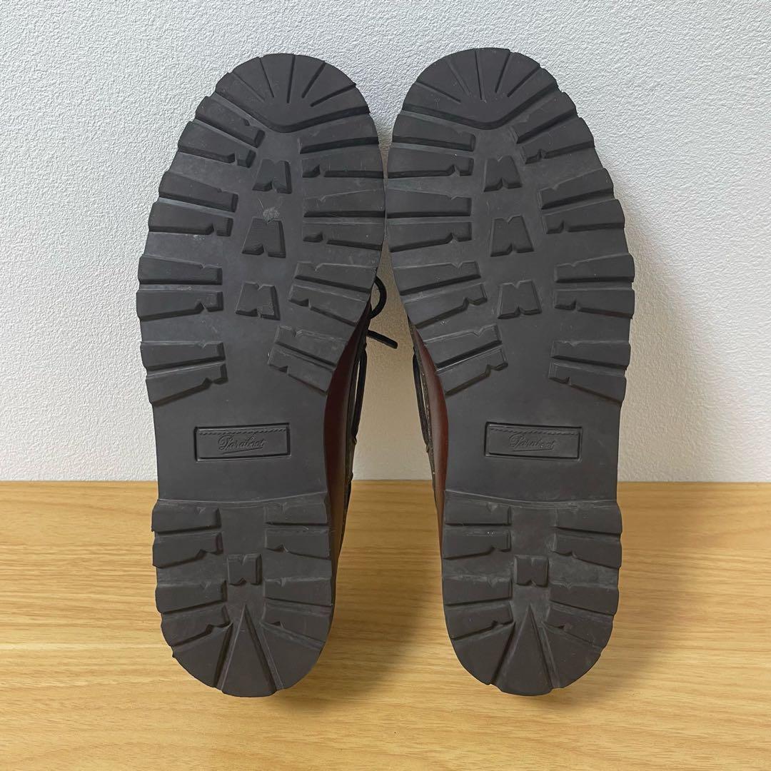 パラブーツ　デッキシューズ　MALO レザー　ブラウン　8.5