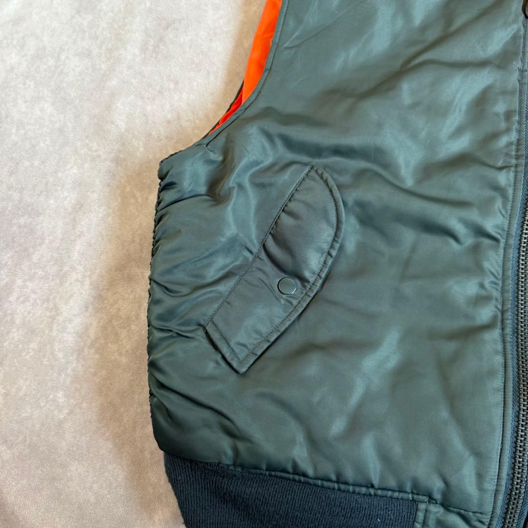 70s アルファ フライトジャケット MA-1 ベスト リバーシブル