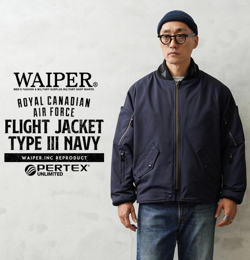 『専用』WAIPER.inc カナダ軍 フライトジャケット WP1073【L】