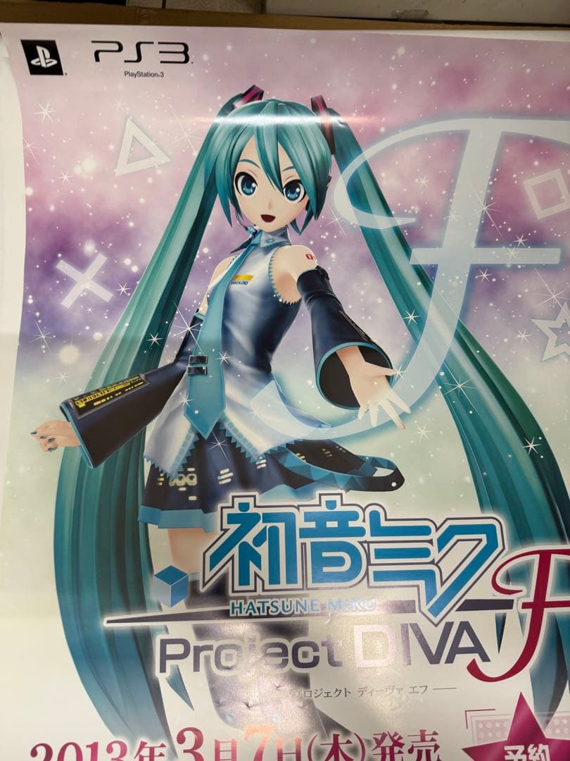 初音ミクProject DIVAf Play Station3ポスター