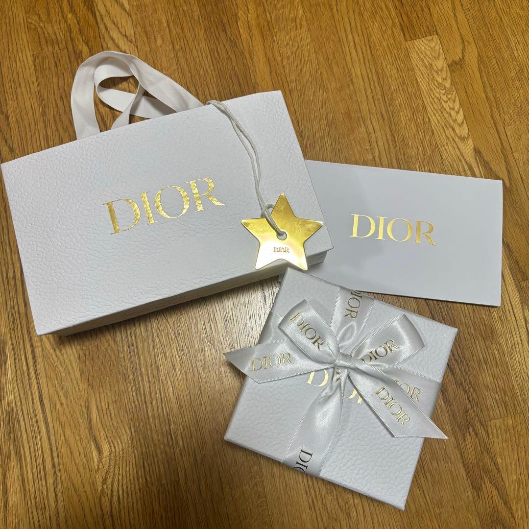【新品未使用】 DIOR ウォレット 三つ折り財布 シャツブルー 限定品