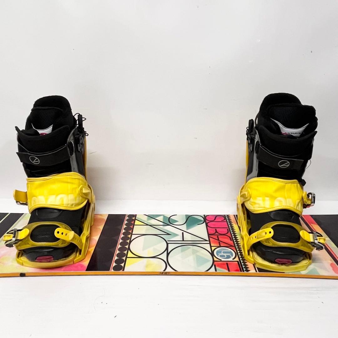 SALOMON レディース　スノボセット　サロモン　スノーボード　ビンディング