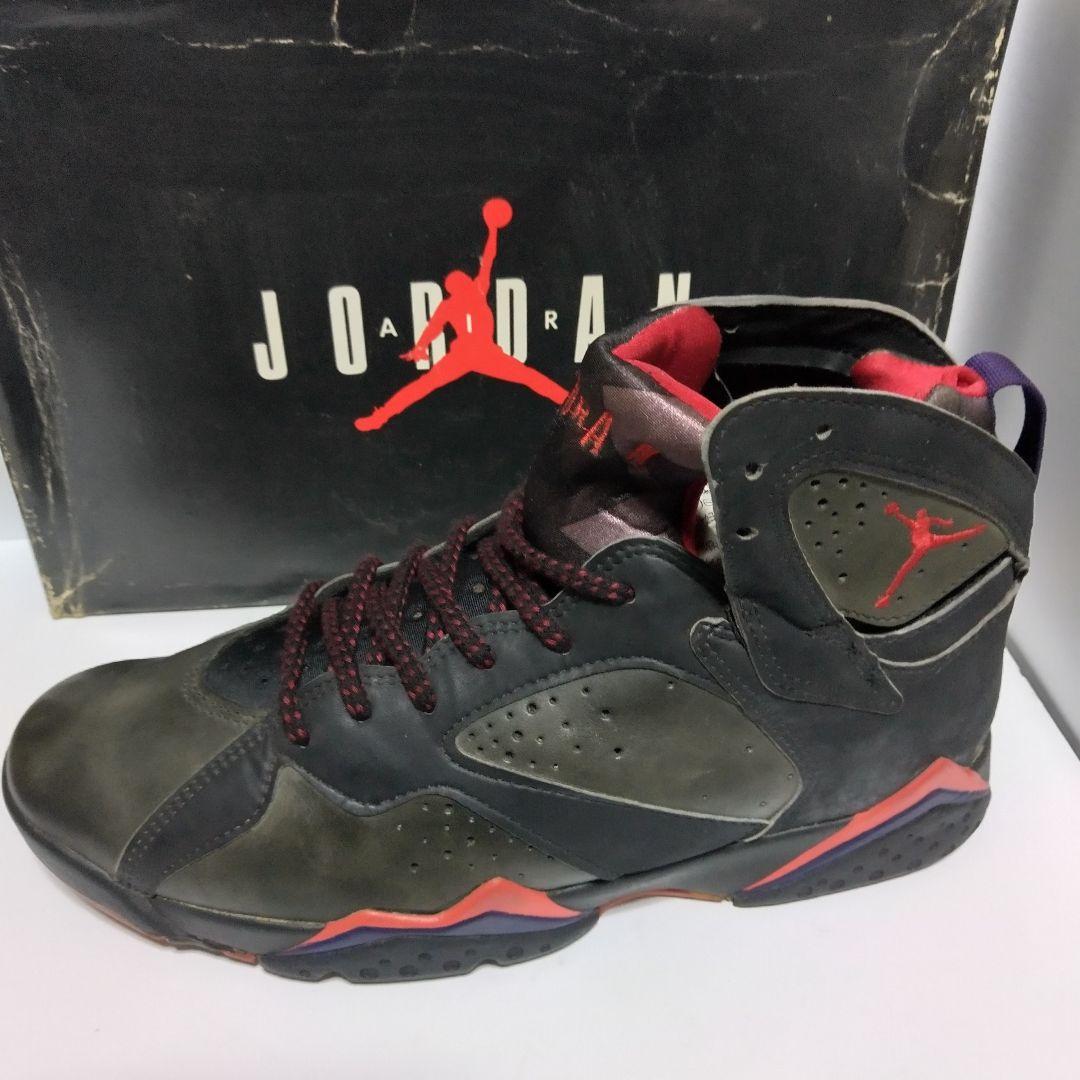 【AJ 7 オリジナル】1992年製 AIR JODAN Ⅶ 黒/赤 29cm