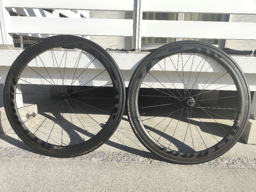 GUSTO ATTAQUE カーボンチューブラーホイール 45mm 前後　美品☆