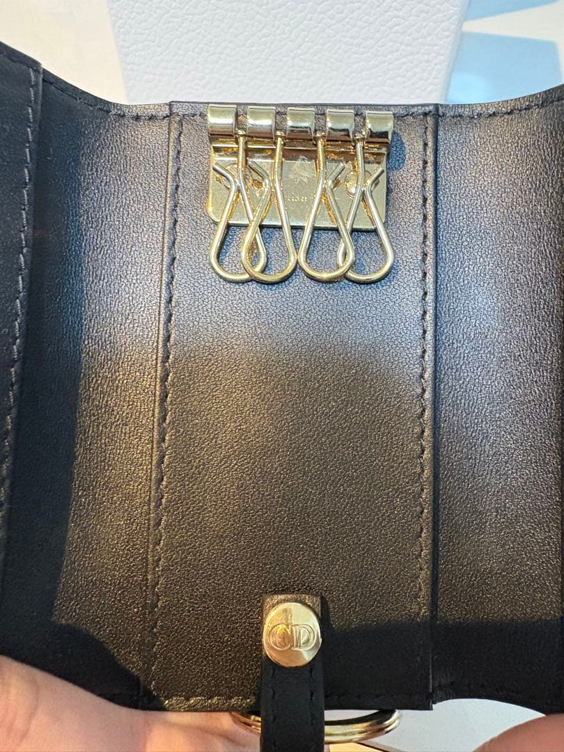 Dior ブラック LADY DIOR キーケース
