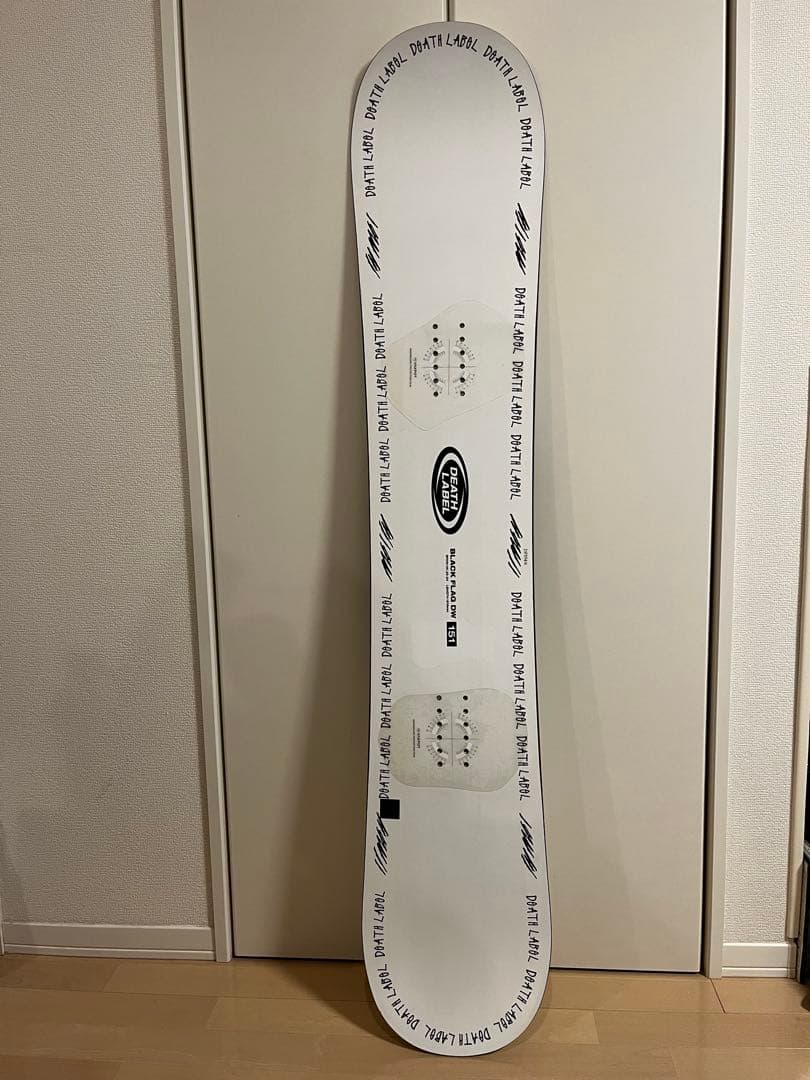 DEATH LABEL スノーボードBLACK FLAG DW151 ケース付き