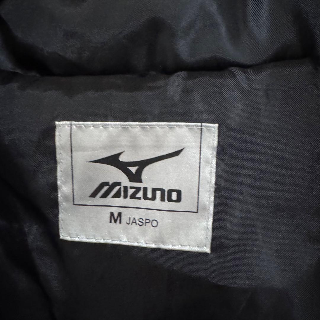 ミズノ ベンチコート Mサイズ/ブラック/ダウンコート/刺繍ロゴ