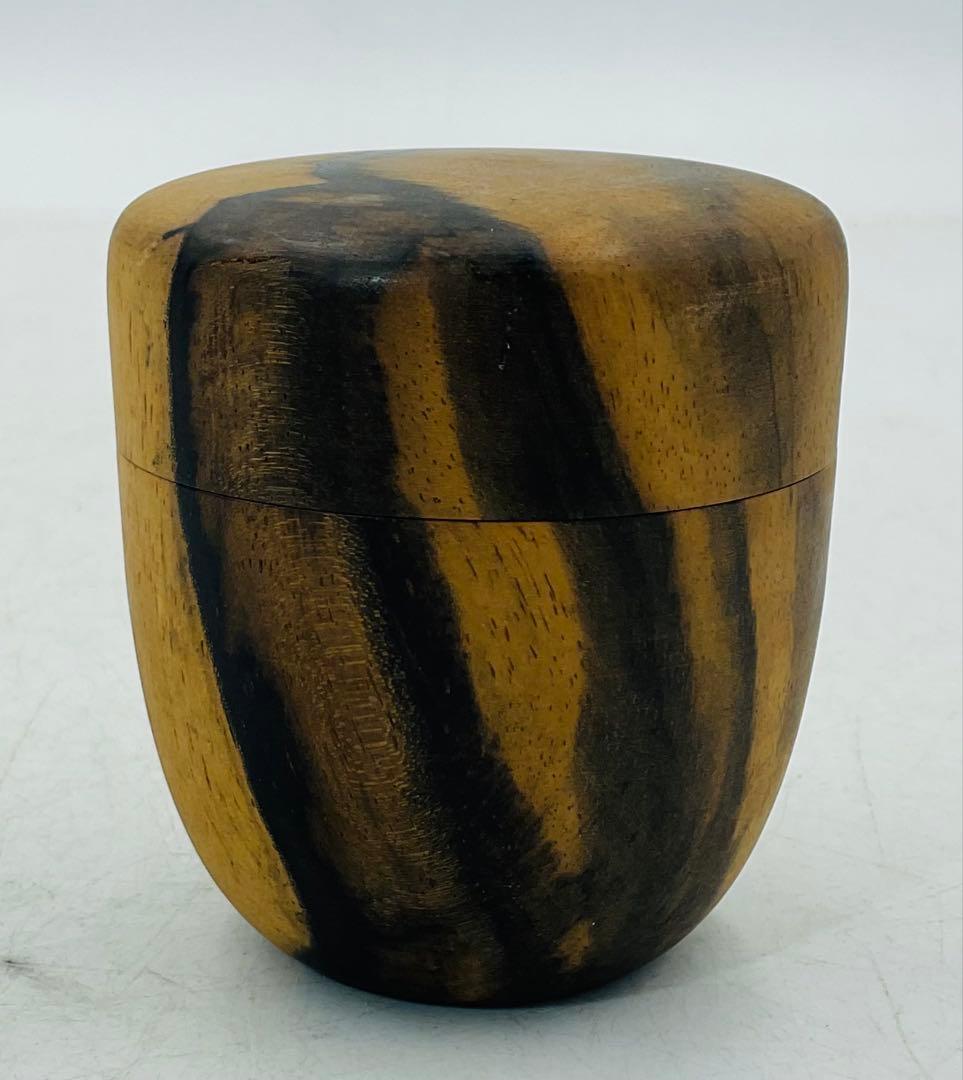 o*i様 【７３】◉黒柿　棗（ナツメ）　茶道具　桐箱◉