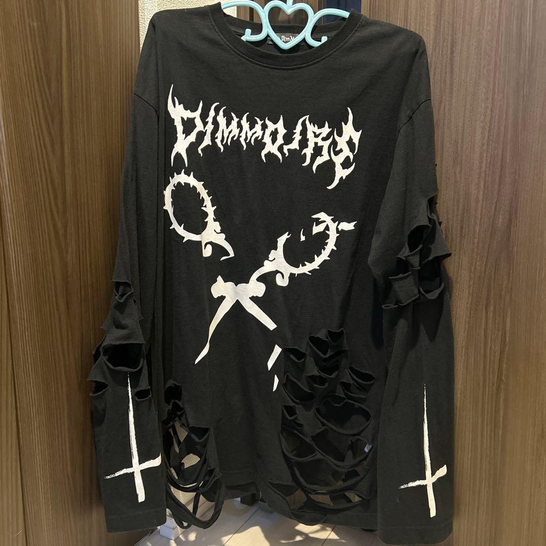 m*t様 Dimmoireディムモアール Broken xx ロンT【Black