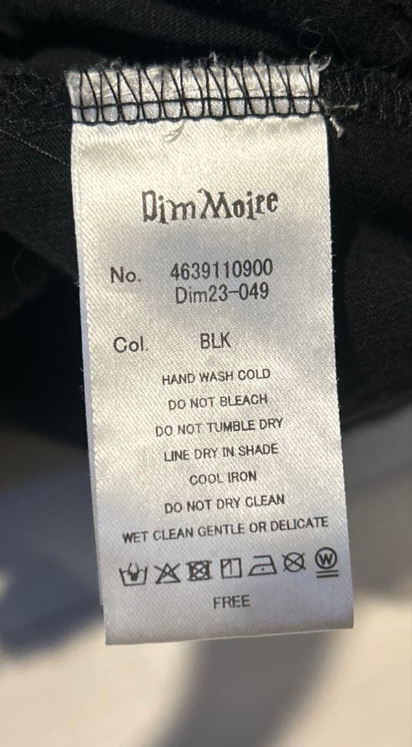 m*t様 Dimmoireディムモアール Broken xx ロンT【Black