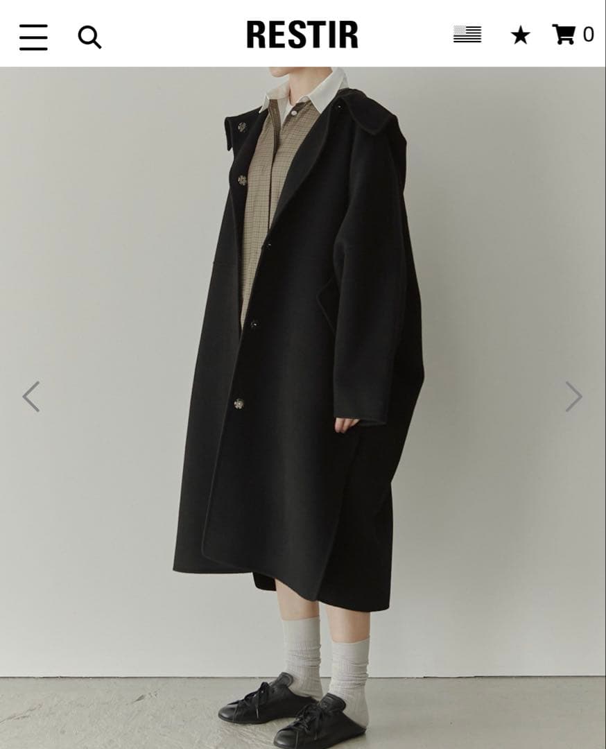 le ciel bleu/ルシェルブルー/フードダブルフェイスコート/34