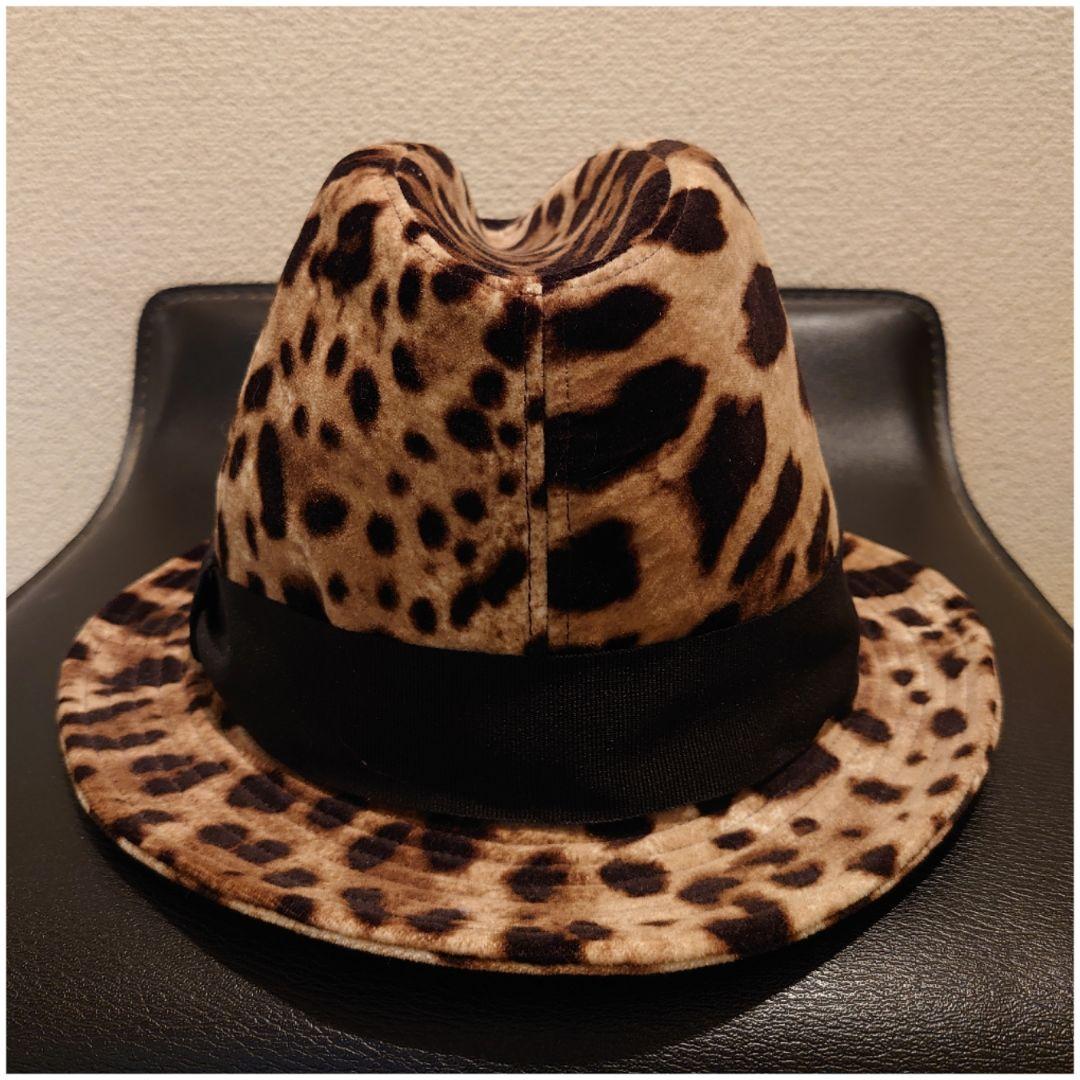 DOLCE&GABBANA ドルチェ&ガッバーナ レオパード ハット 帽子