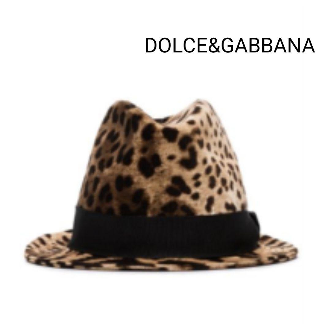 DOLCE&GABBANA ドルチェ&ガッバーナ レオパード ハット 帽子