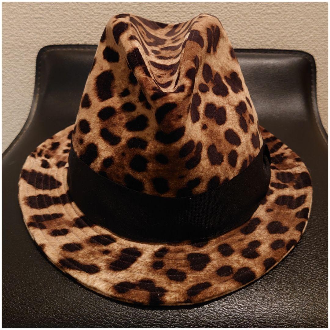 DOLCE&GABBANA ドルチェ&ガッバーナ レオパード ハット 帽子