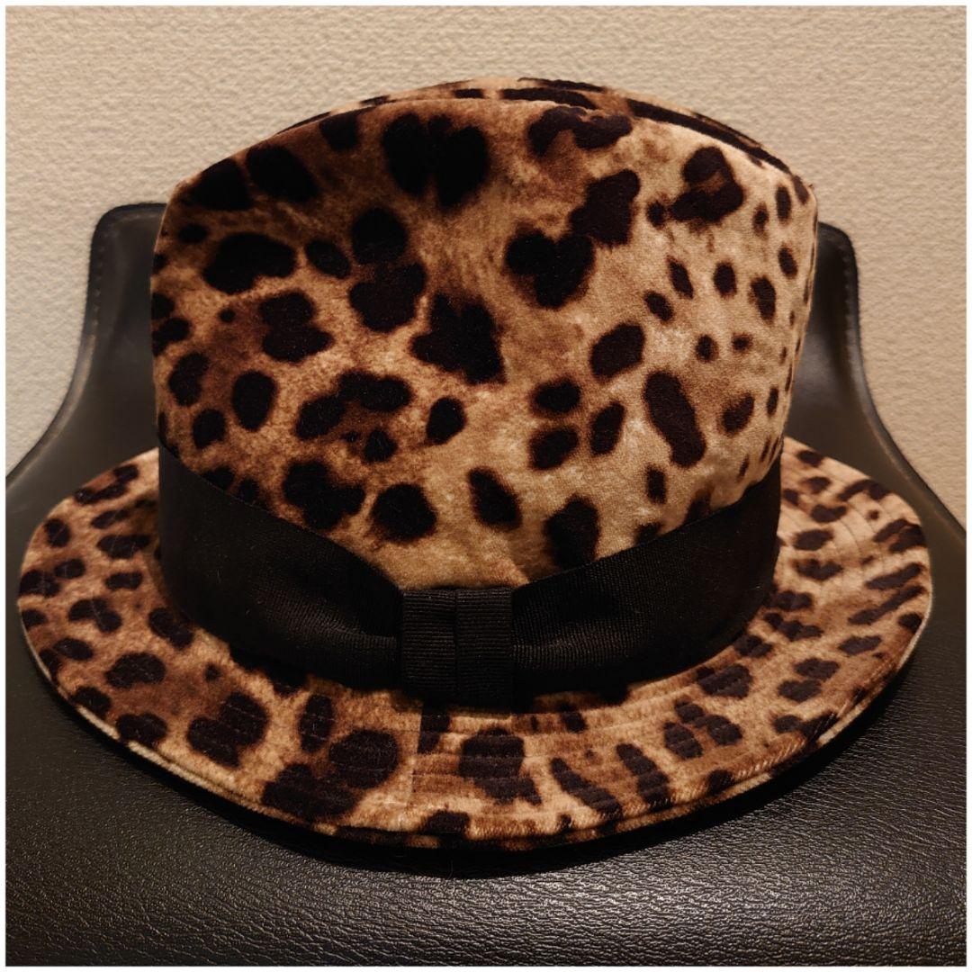 DOLCE&GABBANA ドルチェ&ガッバーナ レオパード ハット 帽子