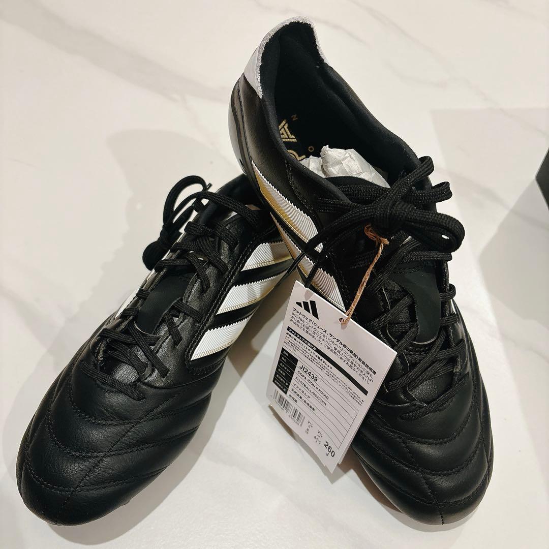 adidas コパアイコン2サッカーシューズ ブラック/ホワイト 新品26㎝