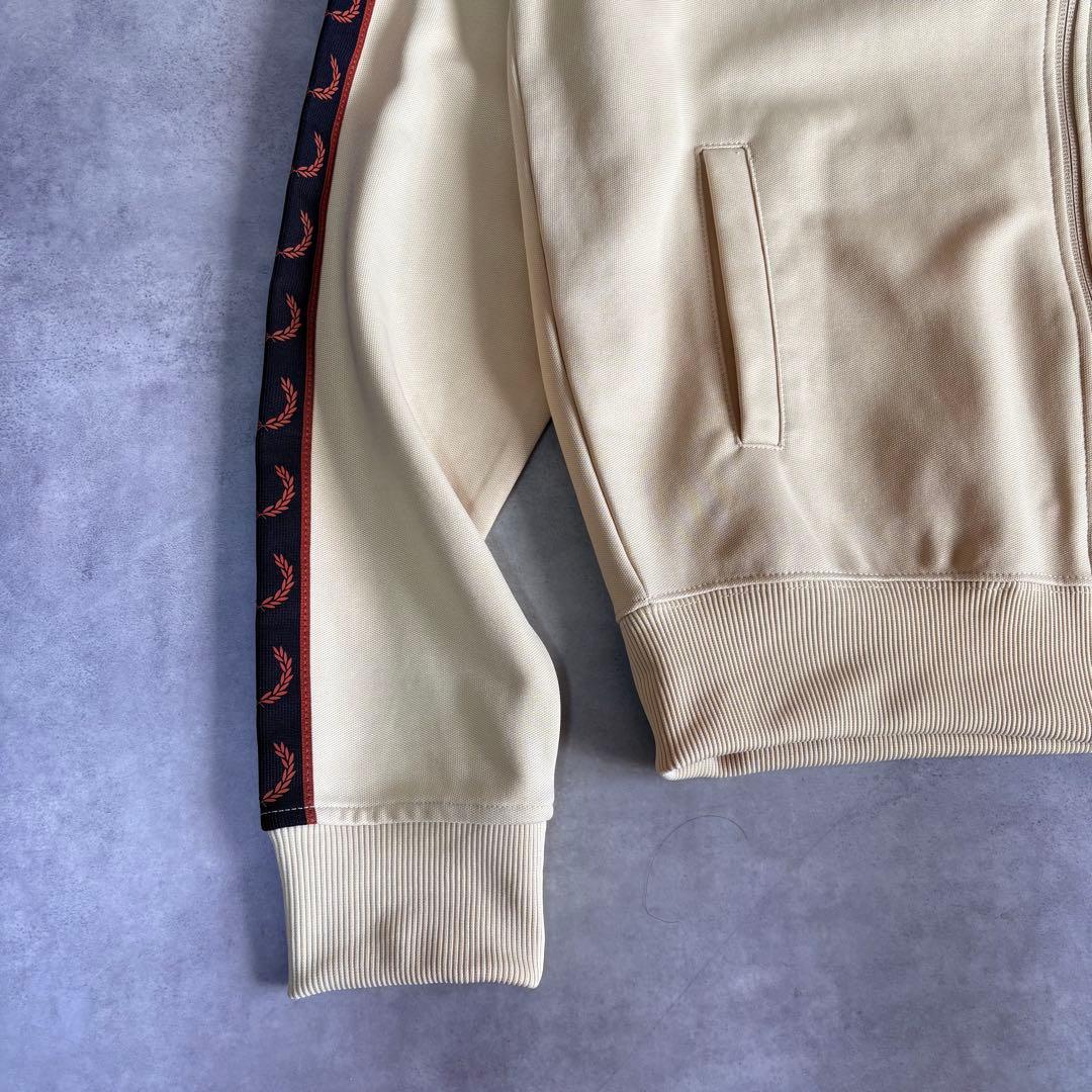 FRED PERRY トラックジャケット クリーム ポルトガル製 S ジャージ