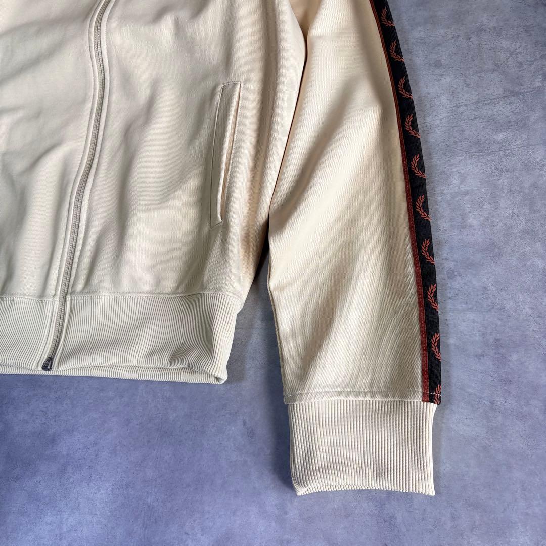 FRED PERRY トラックジャケット クリーム ポルトガル製 S ジャージ