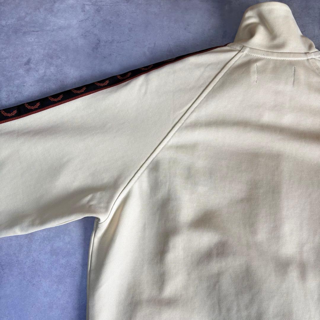 FRED PERRY トラックジャケット クリーム ポルトガル製 S ジャージ