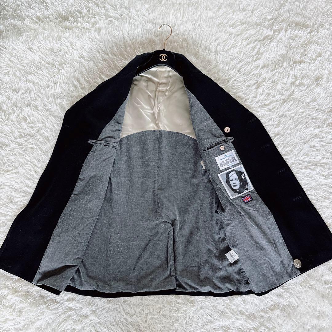 【Vivienne Westwood】ピーコート 銀オーブボタン 黒 48サイズ