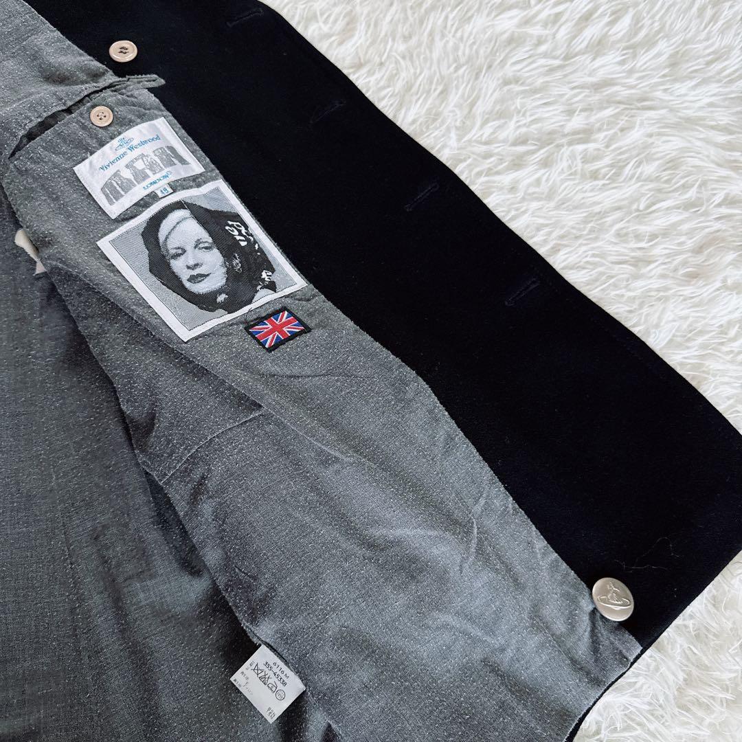 【Vivienne Westwood】ピーコート 銀オーブボタン 黒 48サイズ