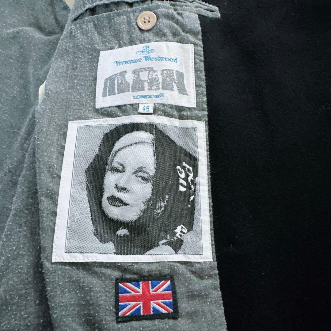 【Vivienne Westwood】ピーコート 銀オーブボタン 黒 48サイズ