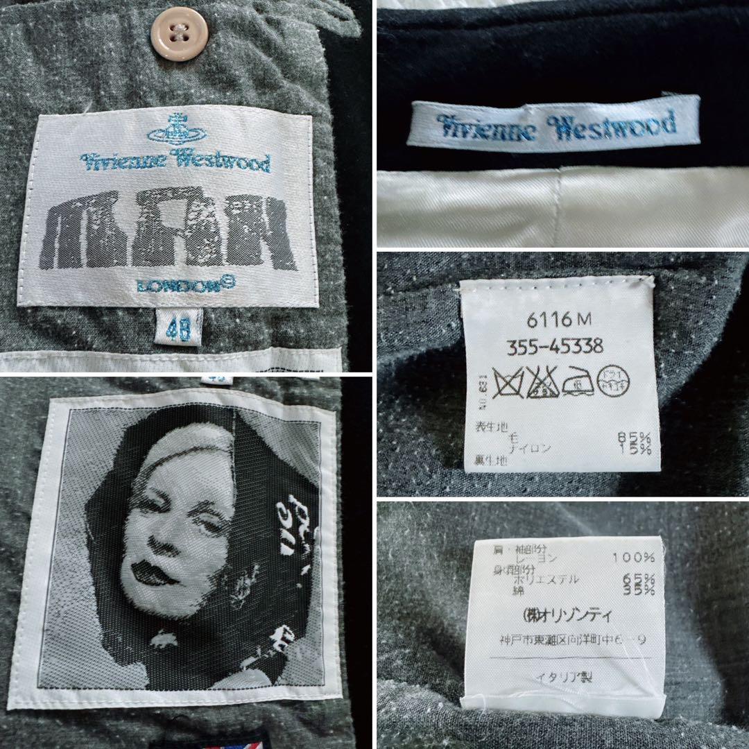 【Vivienne Westwood】ピーコート 銀オーブボタン 黒 48サイズ